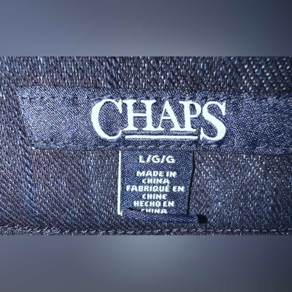 CHAPS | ladies denim pencil skirt. Size: L - Picture 4 of 8